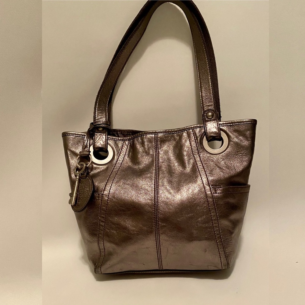 Metallic Fossil Satchel - image 4